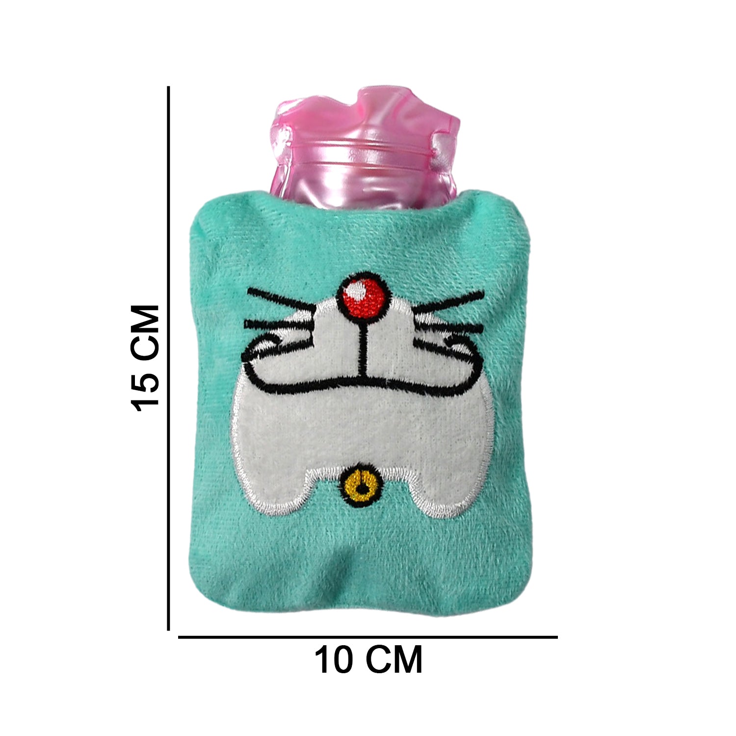 Doremon Cartoon Small Hot Water Bag with Cover for Pain Relief your brand