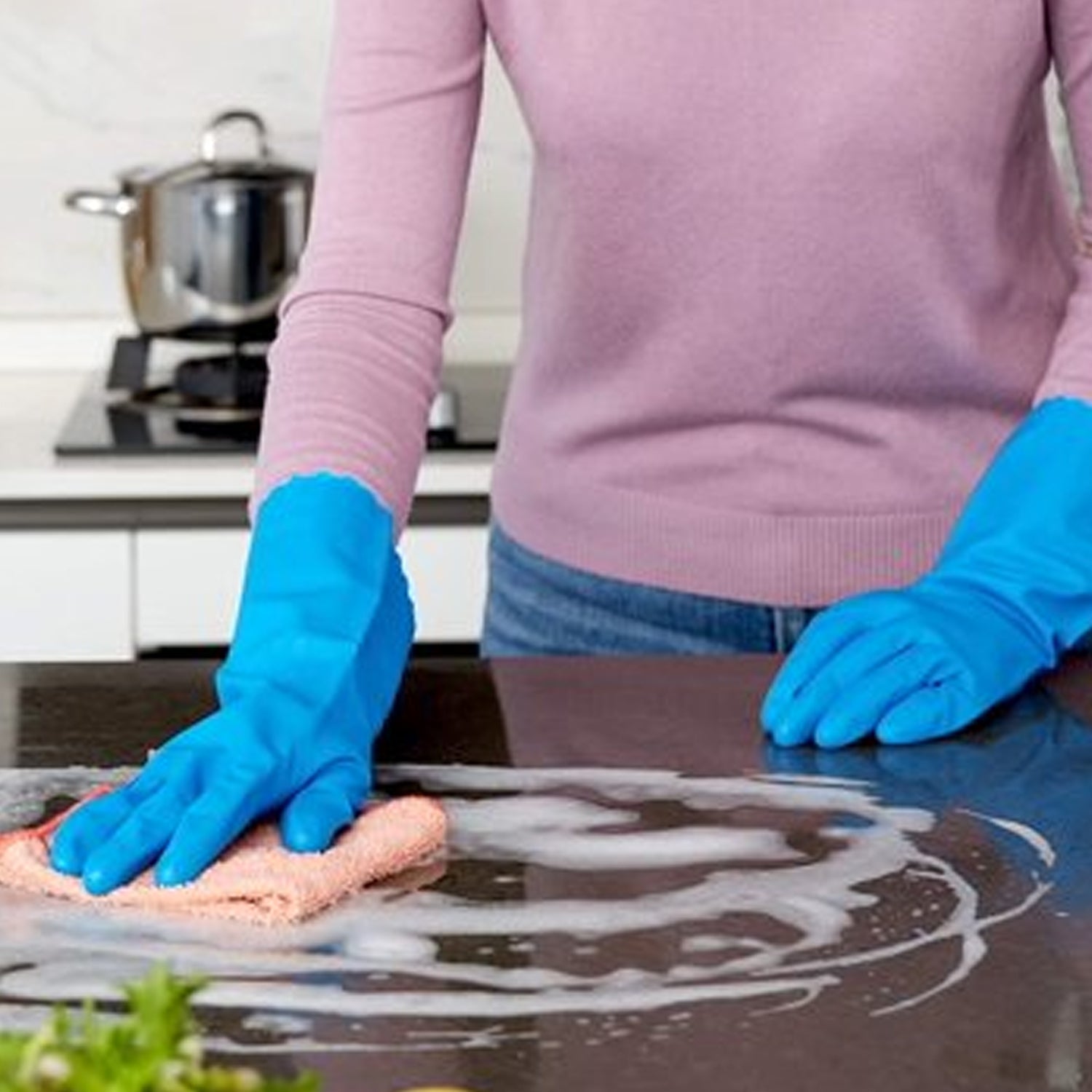 2 Pair Large Blue Gloves For Different Types Of Purposes Like Washing Utensils, Gardening And Cleaning Toilet Etc. - Shopmania Wholesale