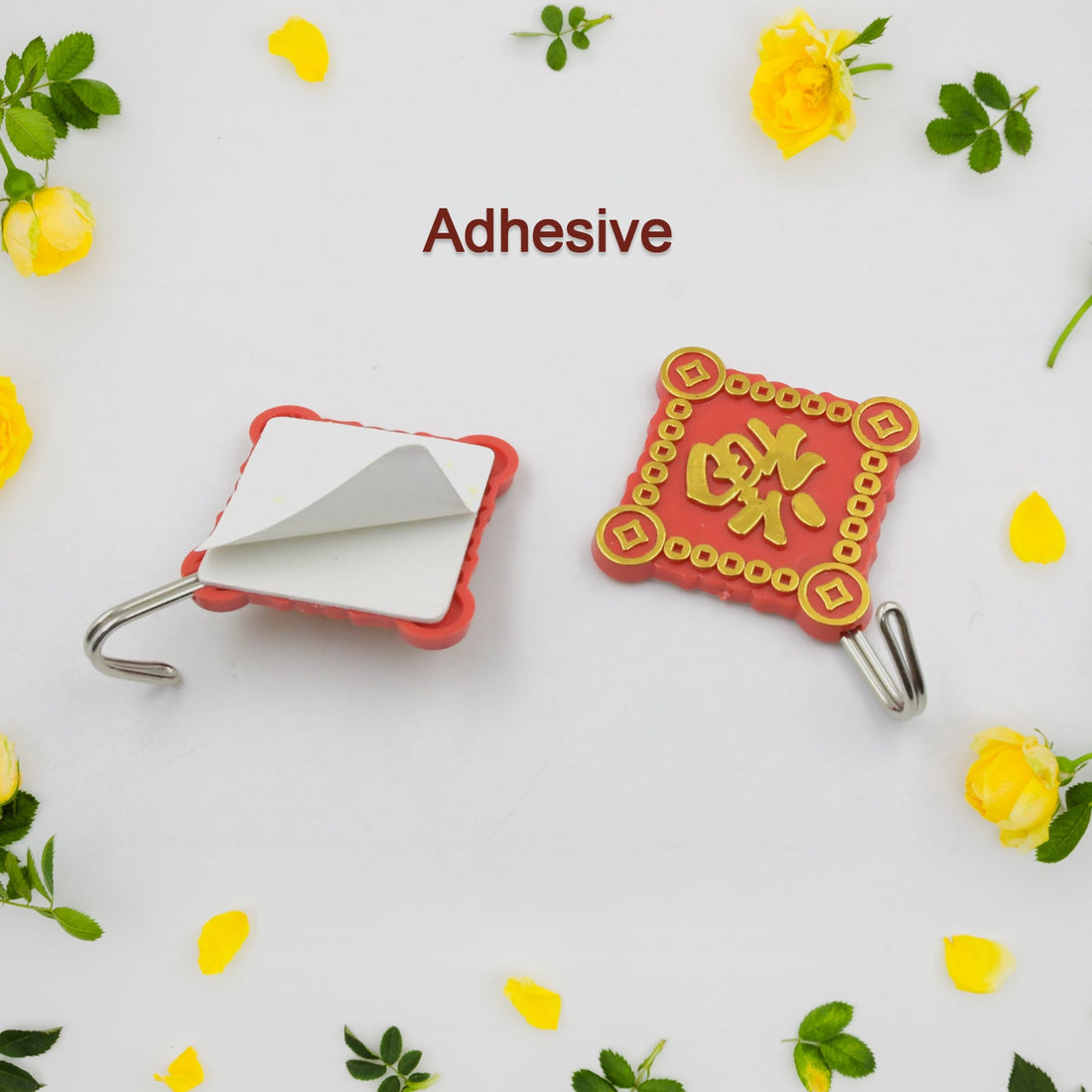 Multipurpose Self-Adhesive Hooks (Heavy Duty): Bathroom, Kitchen, Office - Shopmania Wholesale