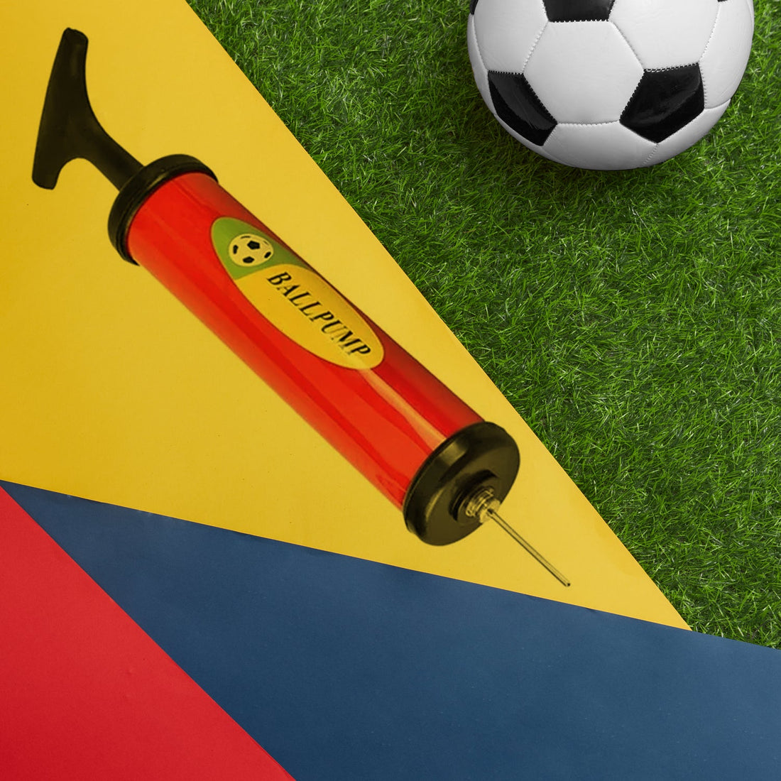 Plastic Pump for Inflating Balls (24CM) - Inflatable Ball Development Toy - Shopmania Wholesale