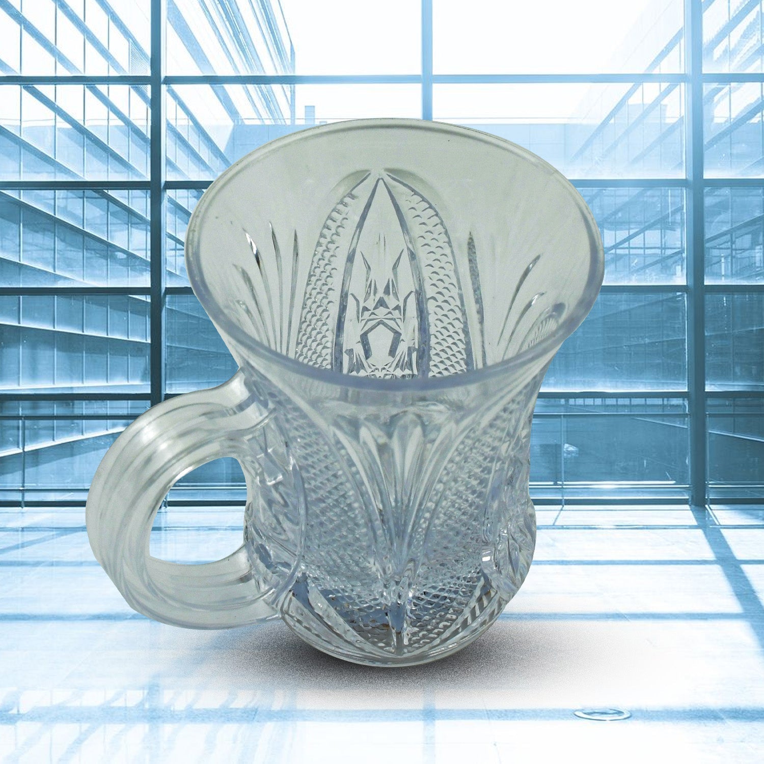 Flashing Cup LED Water Sensor Light up Cup with Handle for Home Kitchen Fun Luminous Water Cup, Party / Birthday / Nightclub / Christmas / Disco Entertainment Cup (2 Pcs Set) your brand