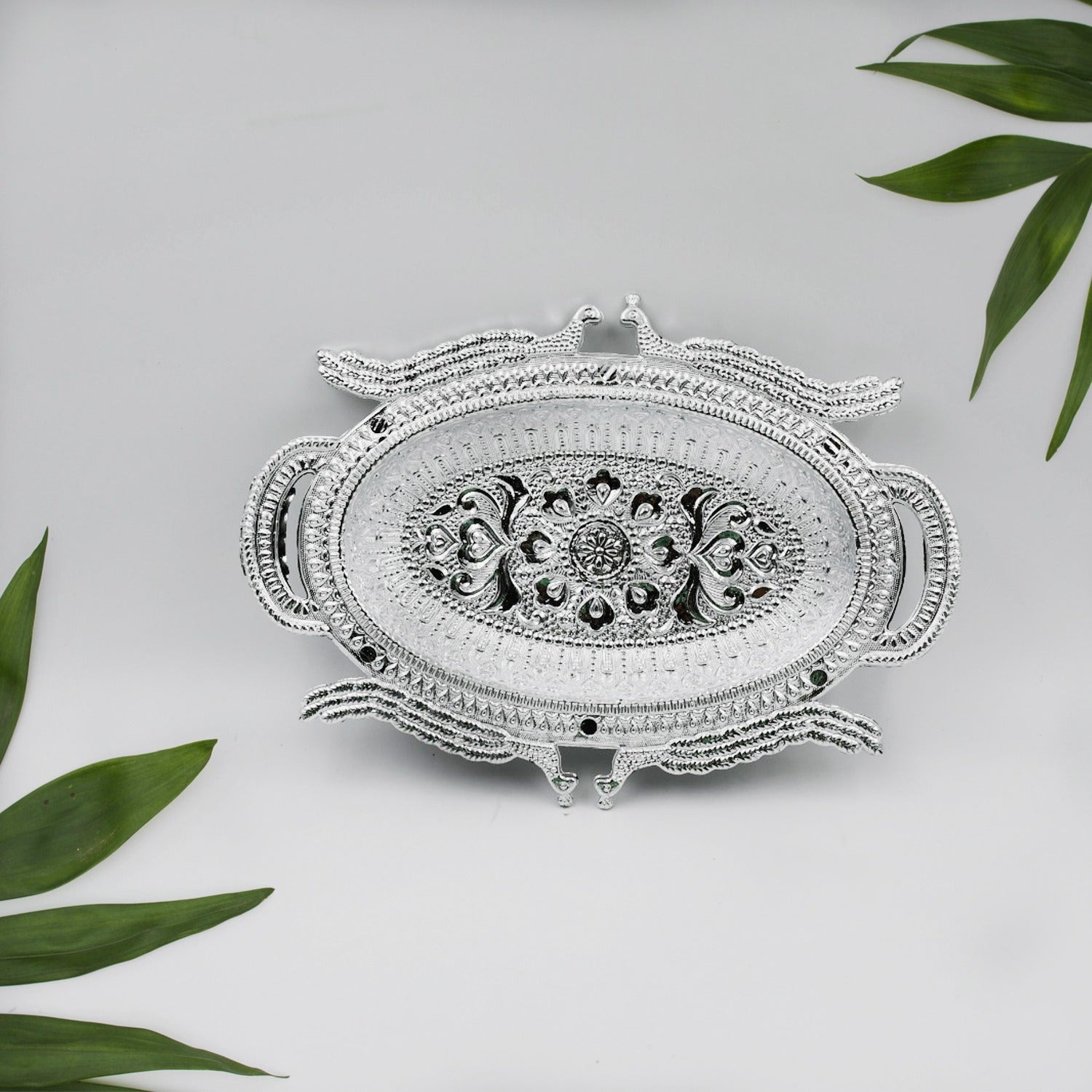Decorative Mukhwas Serving Tray Serving Mukhwas Plate Fancy Candy Tray Dry Fruit Serving Tray - Shopmania Wholesale