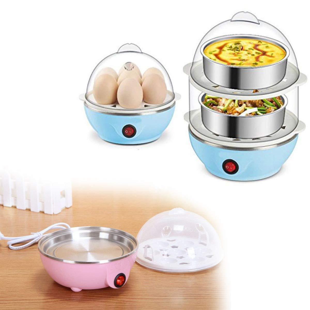 Egg Boiler / Poacher / Cooker / Electric Steamer (2 Layer) - Shopmania Wholesale