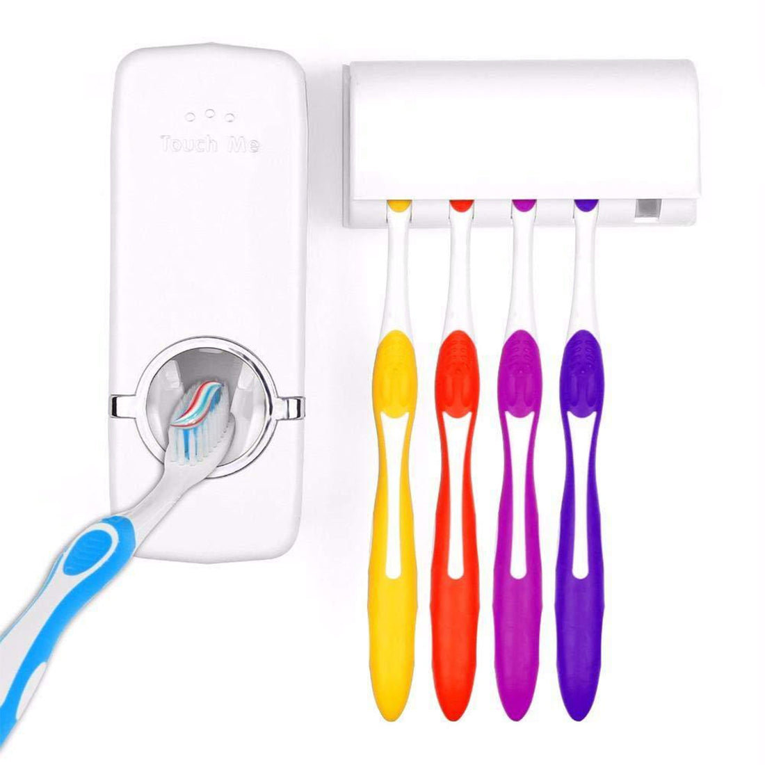 Toothpaste Dispenser & Tooth Brush Holder - Shopmania Wholesale