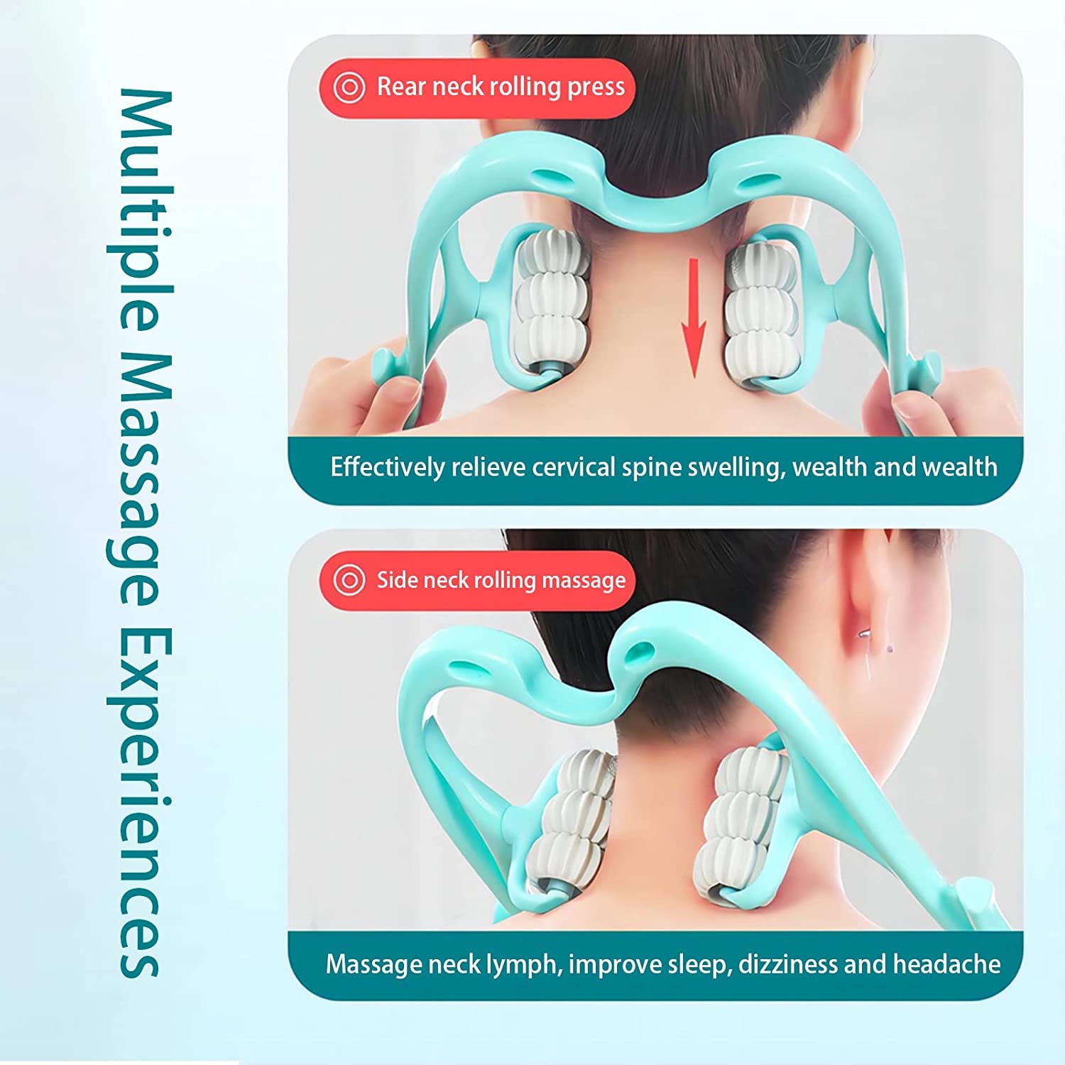 Neck & Shoulder Massager: Portable Relief for Back, Waist & More (1 Pc) - Shopmania Wholesale