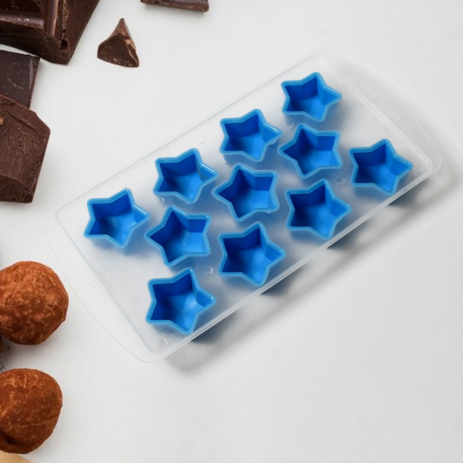 Silicone Mold Ice Cube Tray Creative Sweet Multi Type Ice Tray , Ice Cube Trays Multi Fruit Shape Ice Tray (1 Pc) your brand