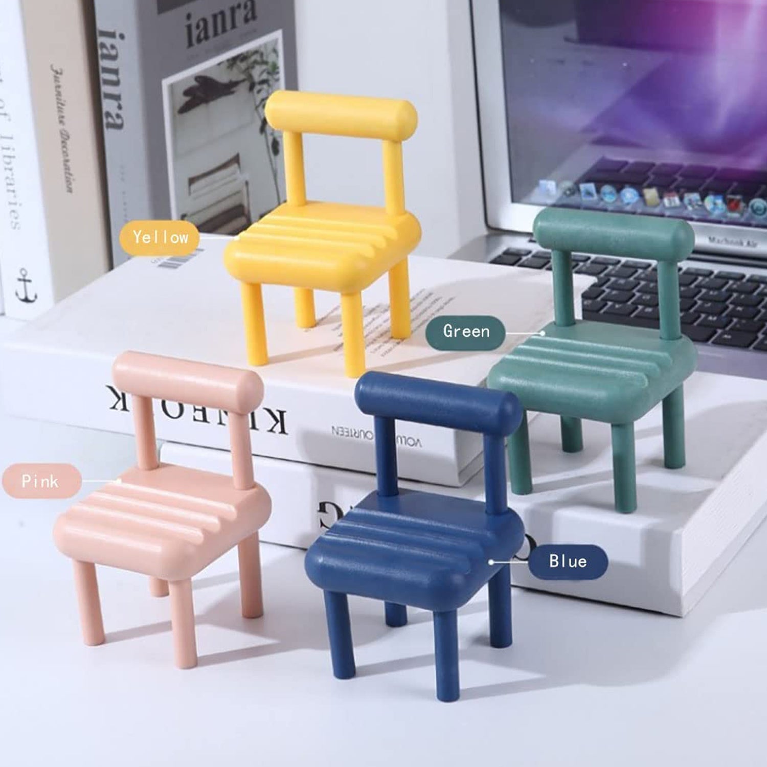 Mobile Phone Holder, Mini Chair Cell Phone Stand, Portable Smartphone Dock, Cellphone Holder for Desktop Design Compatible with All Mobile Phones (1 Pc) - Shopmania Wholesale