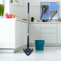 Rotatable Adjustable Triangle Cleaning Mop Triangle Mop with Stainless Steel Long Handle Push-Pull Squeezing Cleaning Mop Dry & Wet Mop for Floor Windows (1 Pc) your brand