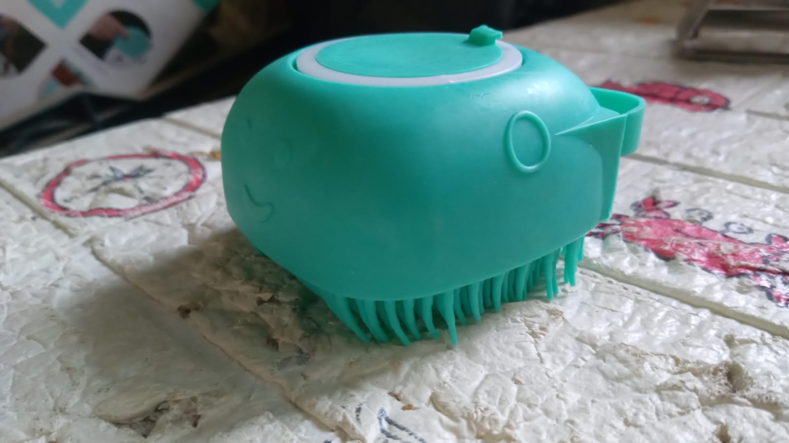Silicone Massage Bath Body Brush Soft Bristle With Shampoo Dispenser - Shopmania Wholesale