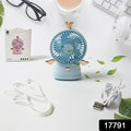 Cute Electric Mini Handheld Fan, Portable USB Rechargeable Mini Fan for Home, Office, Travel and Outdoor Use (1 Pc) your brand