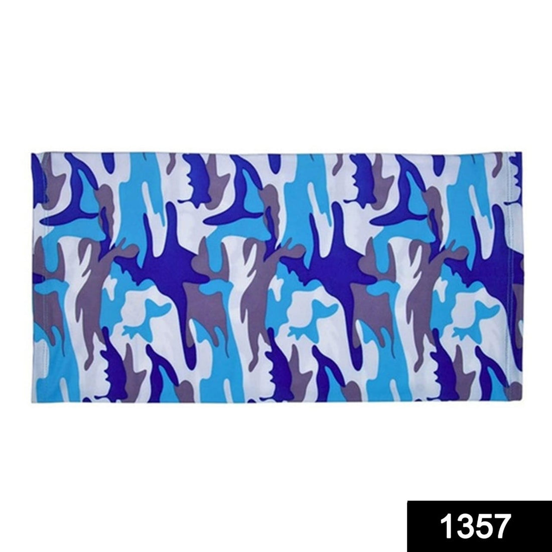 Multicolor neck gaiter showing versatile design for dust and sun protection