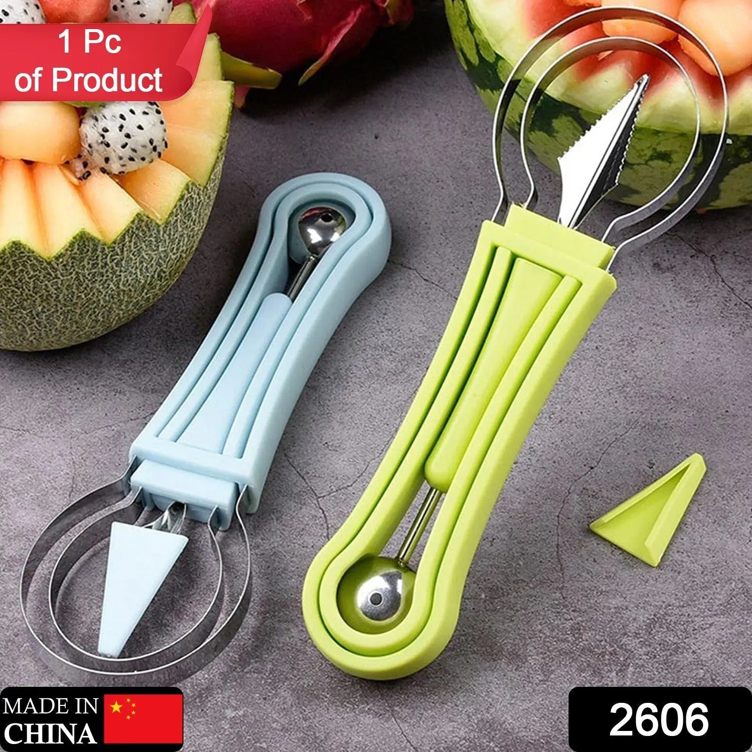 4-in-1 Stainless Steel Fruit Baller & Scooper your brand