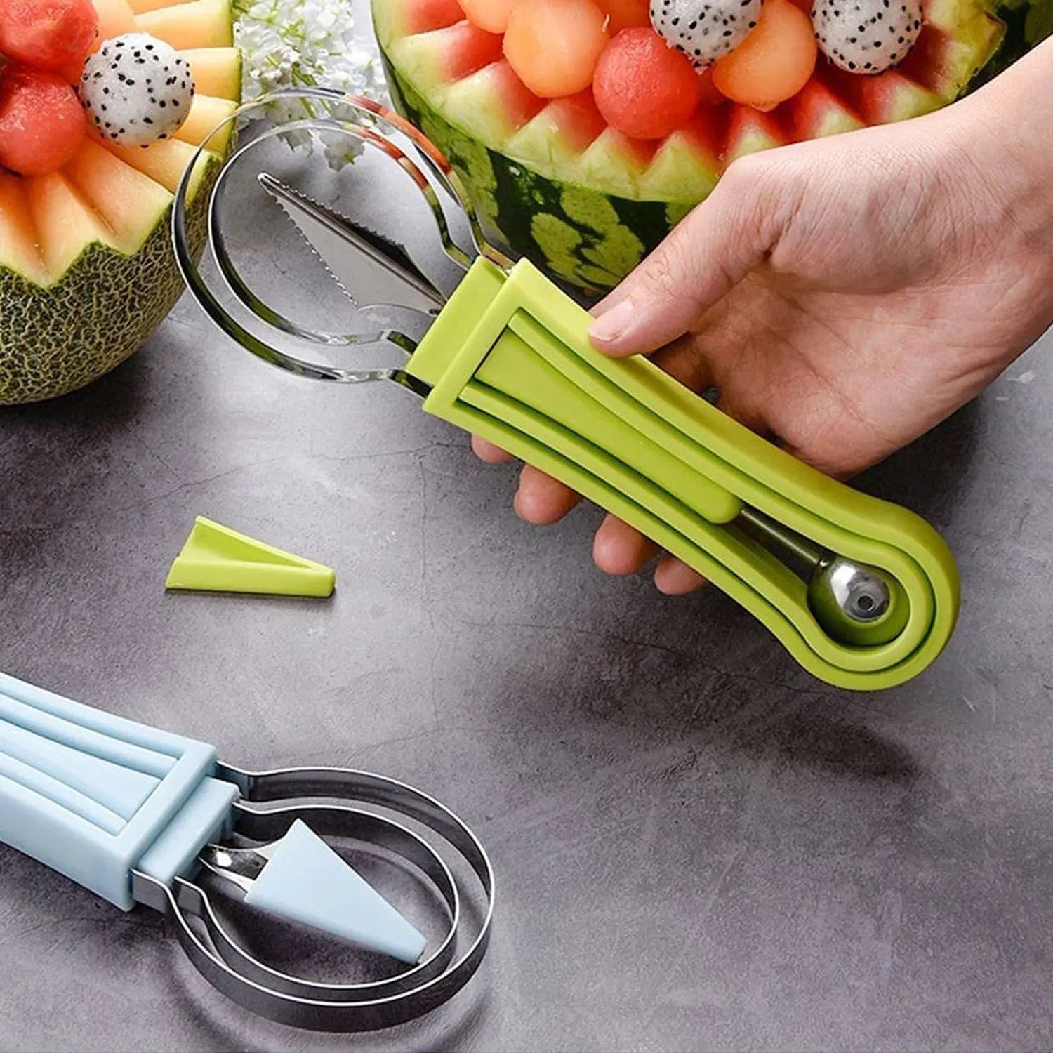 4-in-1 Stainless Steel Fruit Baller & Scooper your brand