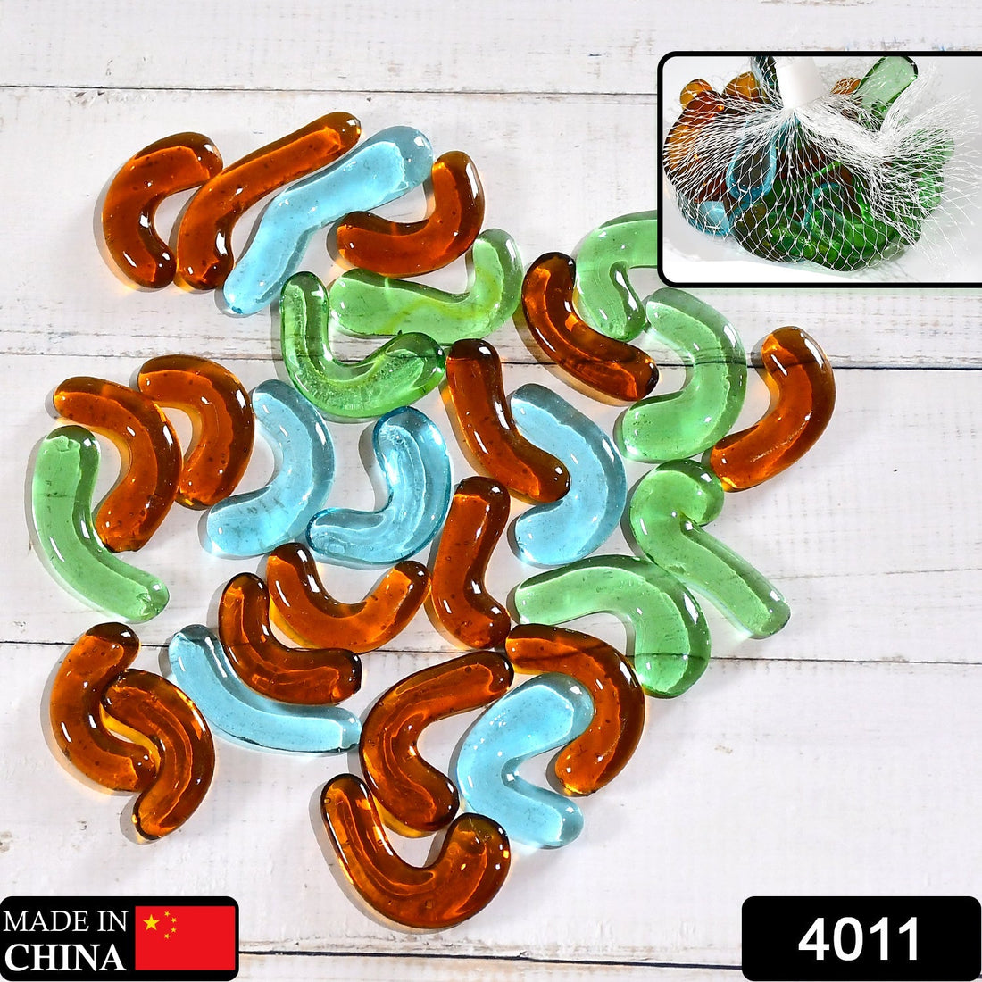 Flat round glass marbles