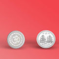 Silver color Coin for Gift & Pooja (Metal is not silver) your brand