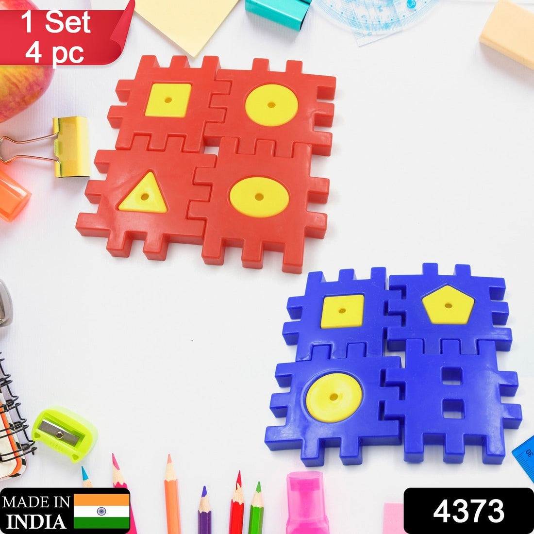 Colorful digital building blocks for kids