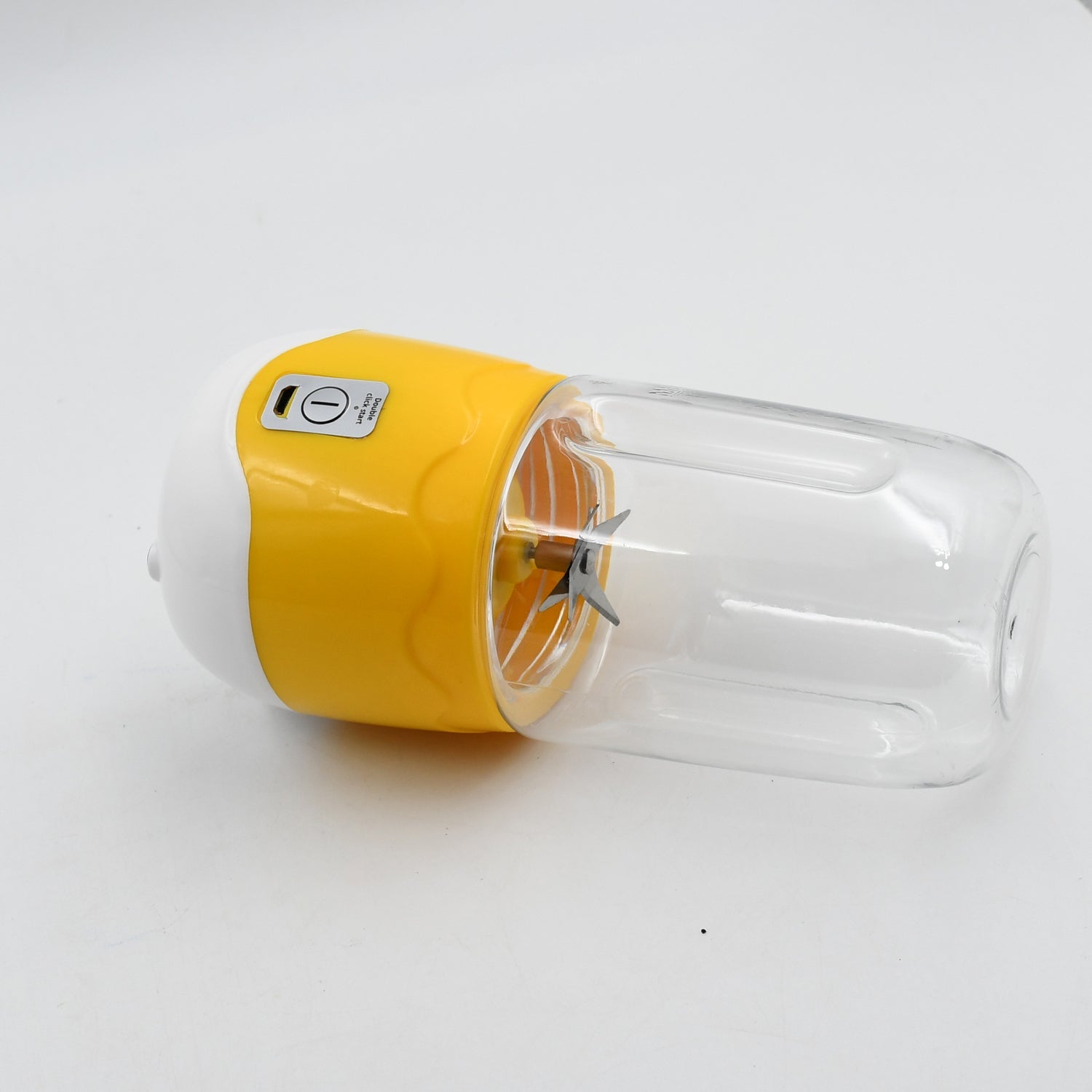 Portable Electric USB Juice Maker 6 blade Blender Grinder Mixer Personal Size, USB Rechargeable Mini Juicer for Smoothies and Shakes with Juicer Cup - 400ml - Shopmania Wholesale