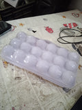 18 Grid Egg Holder Storage, Shock-Proof Egg Container with Buckle, Egg Carrier, Egg Tray, Egg Shelter, Effective Full Seal, Egg House use for Fridge, Camping, Kitchen your brand