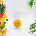 Portable Electric USB Juice Maker 6 blade Blender Grinder Mixer Personal Size, USB Rechargeable Mini Juicer for Smoothies and Shakes with Juicer Cup - 400ml - Shopmania Wholesale