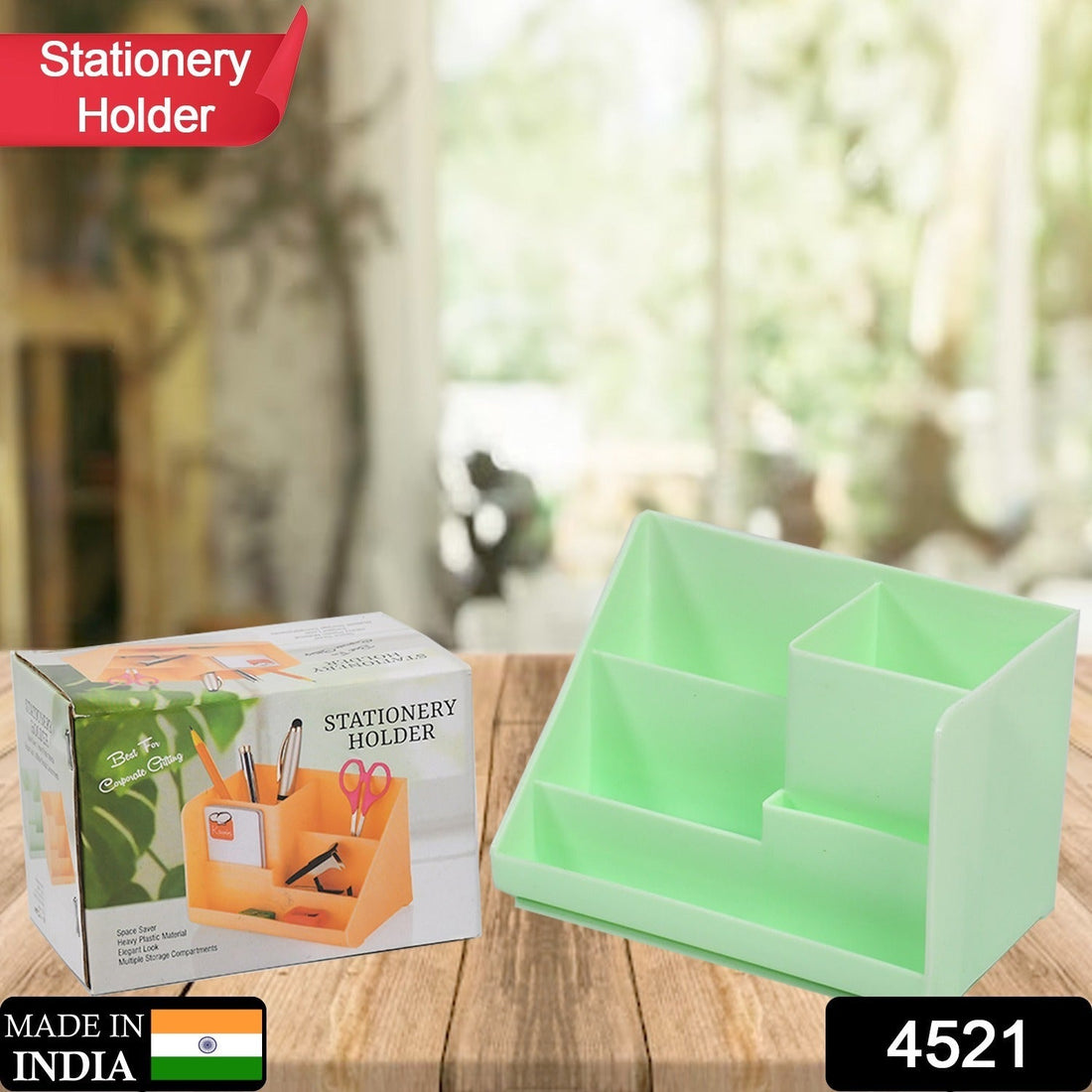 Desk organizer with multiple compartments