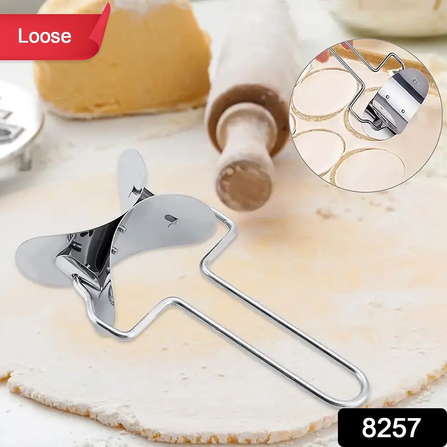 Puri Cutter Stainless Steel Roller Machine for Baking Tools - Shopmania Wholesale