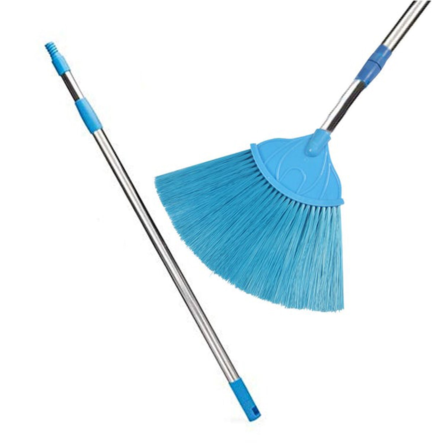 Ceiling broom fan for efficient dust removal and cleaning of high and dusty surfaces.