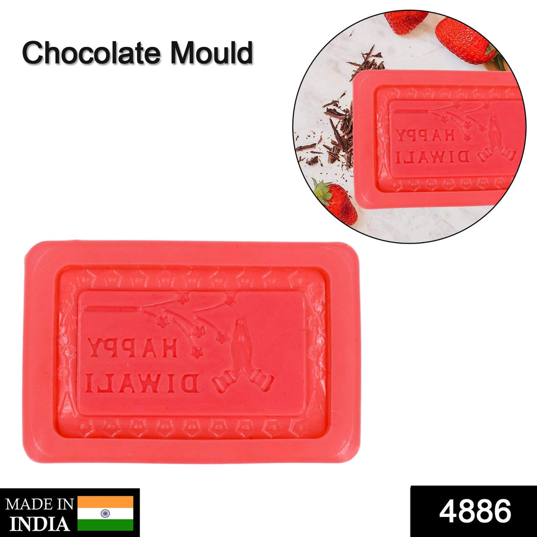 Flexible silicone mold for candy and chocolate making
