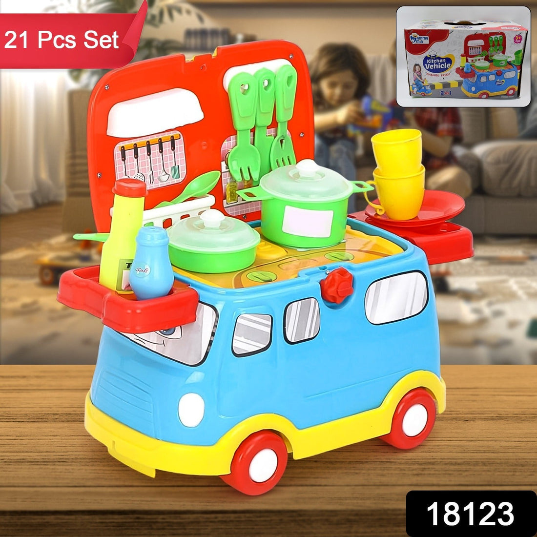 Kitchen Vehicle Toy Set