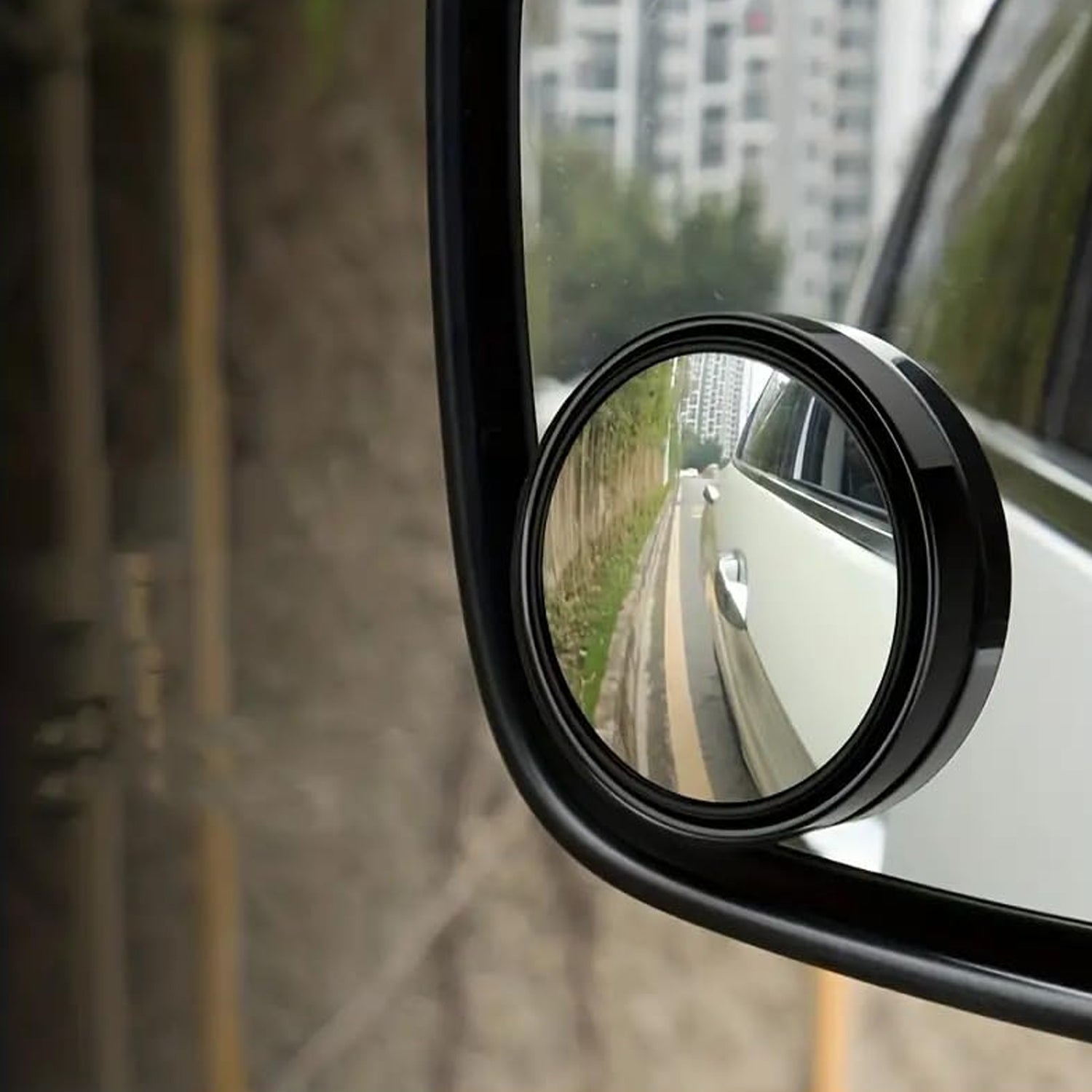 360DEGREE BLIND SPOT ROUND WIDE ANGLE ADJUSTABLE CONVEX REAR VIEW MIRROR - PACK OF 2 - Shopmania Wholesale