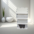 Foldable Shoe Rack (1 Pc, 4 Layers): Space-Saving, Entryway Storage - Shopmania Wholesale