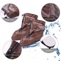 Plastic Shoes Cover Reusable Anti-Slip Boots Zippered Overshoes Covers Transparent Waterproof Snow Rain Boots for Kids / Adult Shoes, for Rainy Season (1 Pair / Small Size) - Shopmania Wholesale