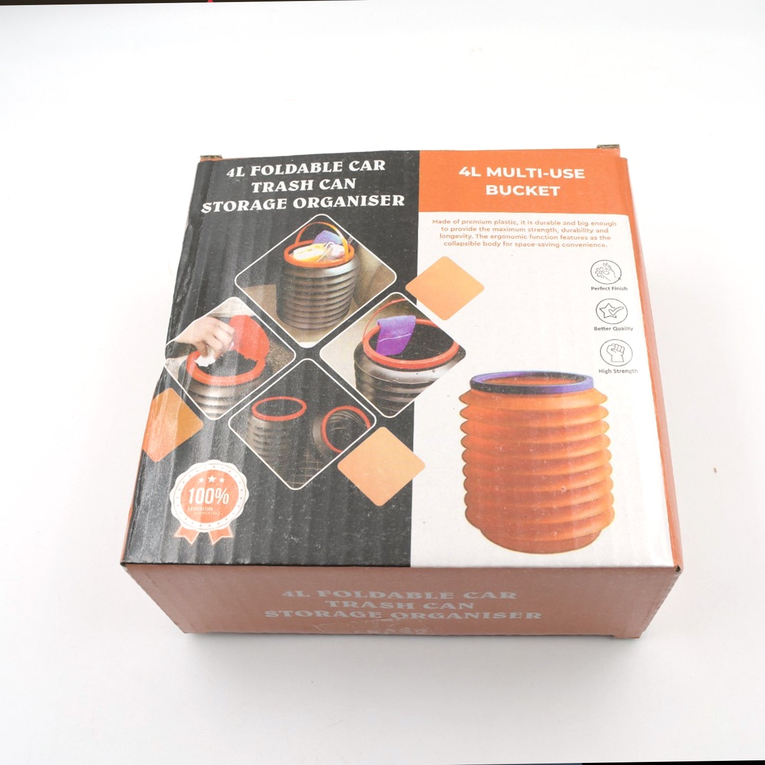 Foldable Storage Bucket , Water Container & Dustbin Multiuse Bucket For Home , Car & Kitchen Use Bucket - Shopmania Wholesale