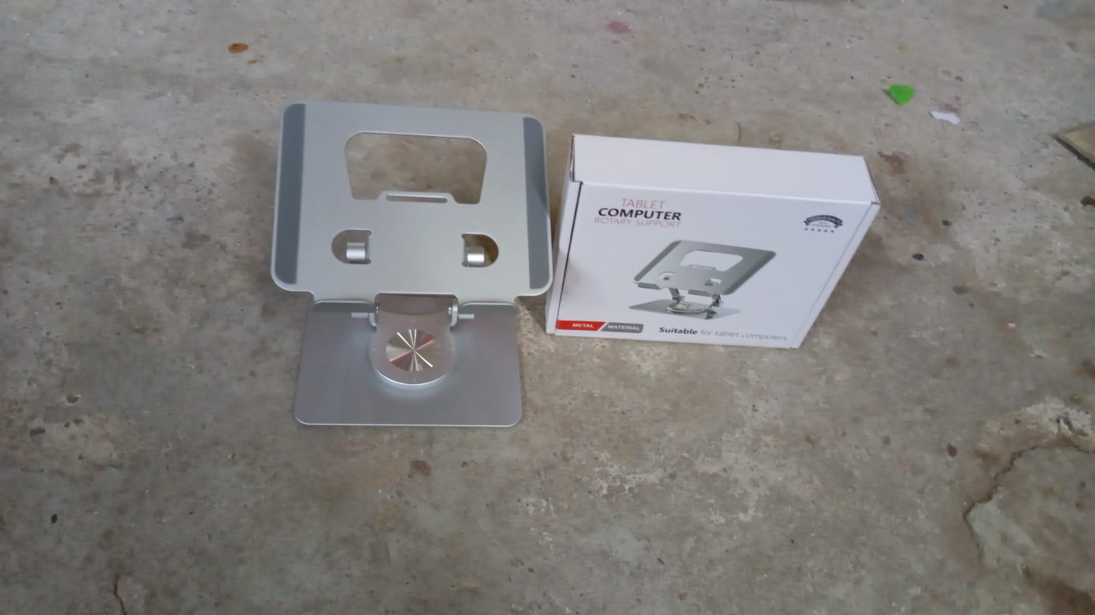 Aluminum Alloy 360°Rotating Bracket, Adjustable Tablet Stand, Portable Foldable Ergonomic Tablet Support - Shopmania Wholesale