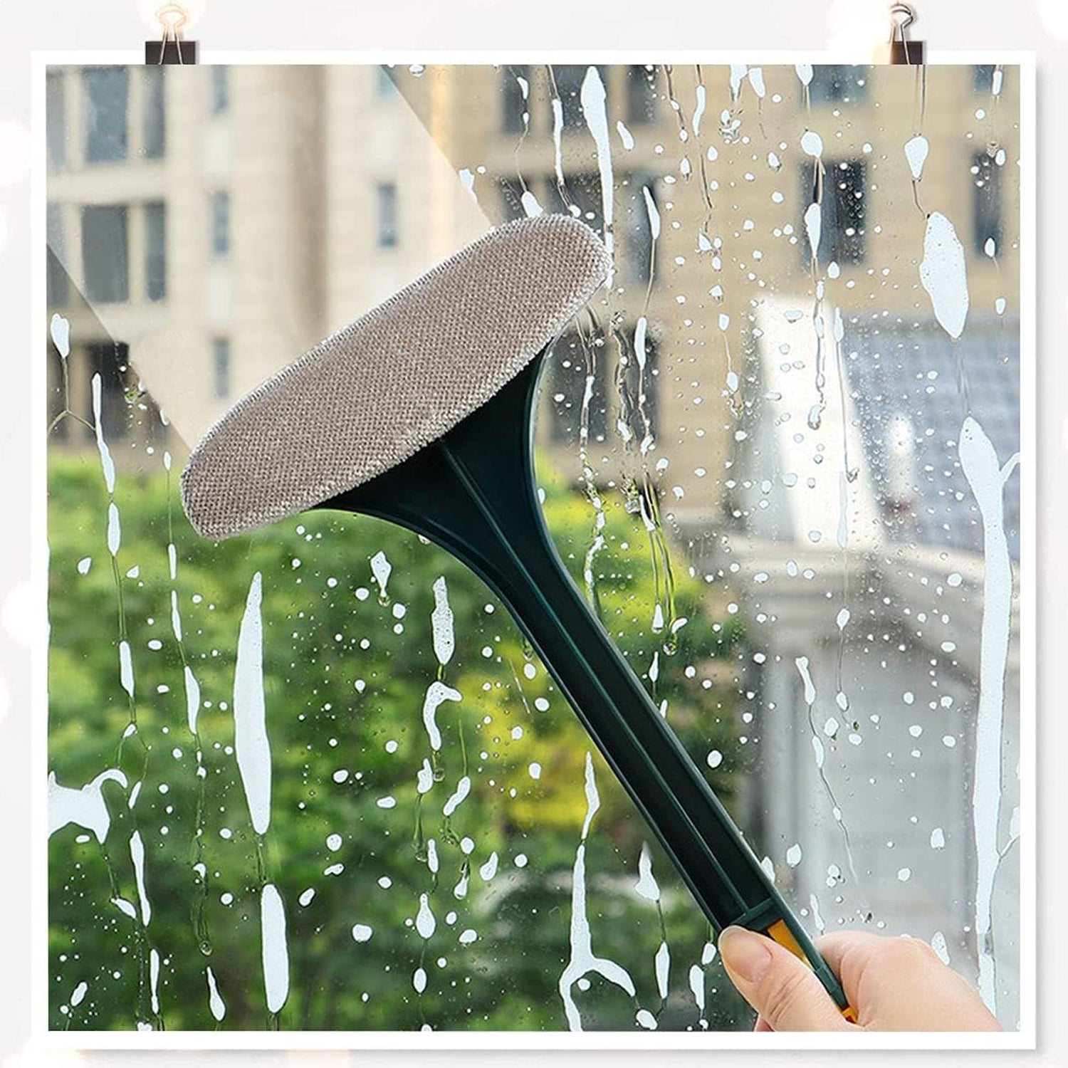 Brush 2 in 1 Mesh Cleaning Brush & Wiper with Extended Handle Window Cleaning Brush Net Cleaner,Magic Window Cleaner Brush, Window Mesh Cleaner (1 Pc) - Shopmania Wholesale