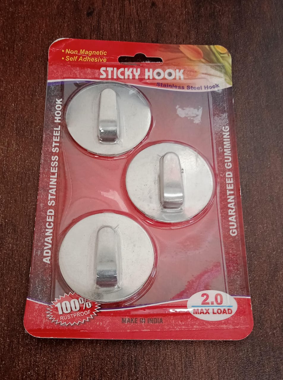 Self- Adhesive Hooks, Heavy Duty Wall Hooks Hangers Stainless Steel Waterproof Sticky Hooks for Hanging Robe Coat Towel Kitchen Bathroom and. your brand