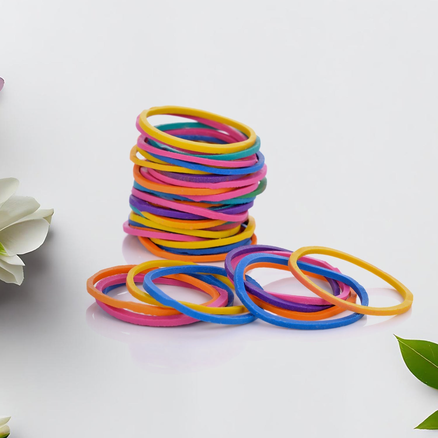 RUBBER BAND FOR OFFICE/HOME AND KITCHEN ACCESSORIES ITEM PRODUCTS, ELASTIC RUBBER BANDS, FLEXIBLE REUSABLE NYLON ELASTIC UNBREAKABLE, FOR STATIONERY, SCHOOL MULTICOLOR (2 Inch 50 GM)) - Shopmania Wholesale