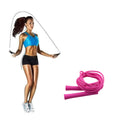 3m Plastic Adjustable Jump Rope: High-Speed Skipping, Crossfit, Fitness your brand