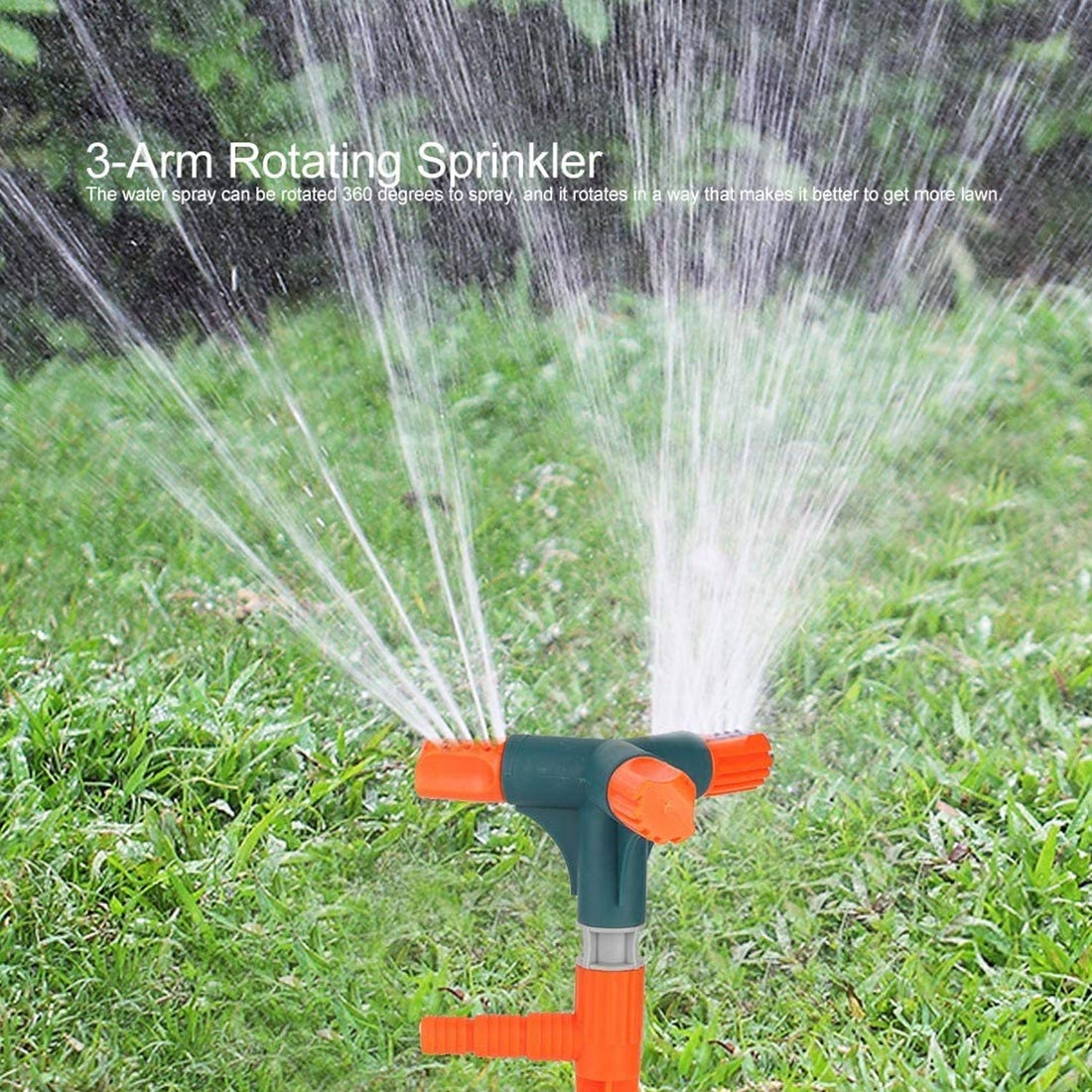 3 Arm 360° Rotating Garden Sprinkler - Shopmania Wholesale