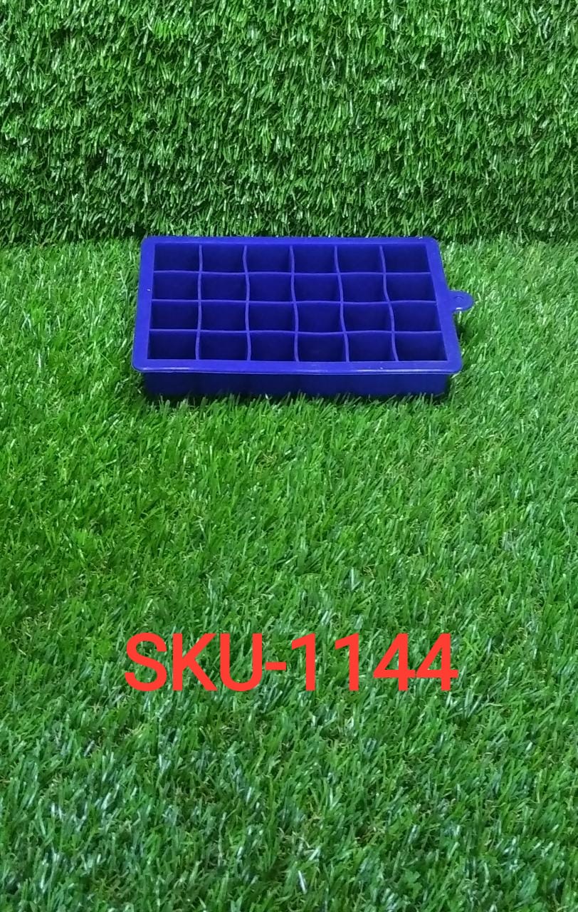 Silicone Ice Cube Trays 24 Cavity Per Ice Tray [Multicolour] your brand