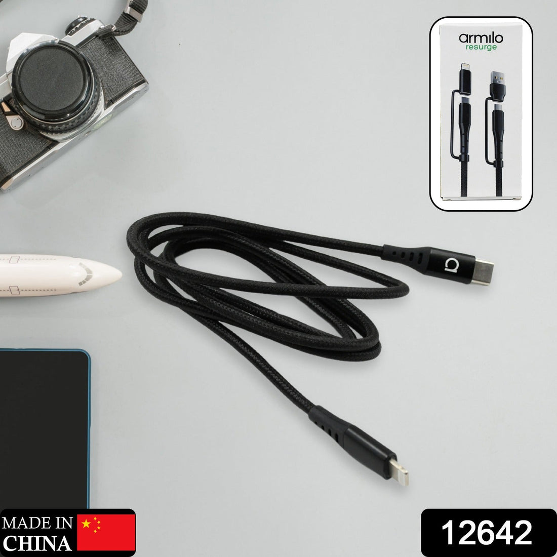 2 in 1 USB-C Lightning Cable, iPhone Charging Cable, Fast Charging, Data Transfer, Heavy Duty, Type C Lightning Cable, PD Compatible, Type C Lightning Cable your brand