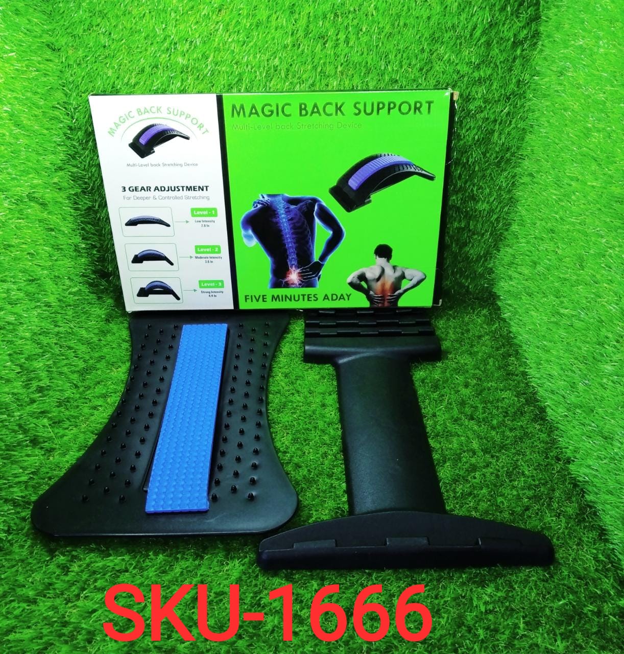 Multi-Level Back Stretcher Posture Corrector Device For Back Pain Relief - Shopmania Wholesale