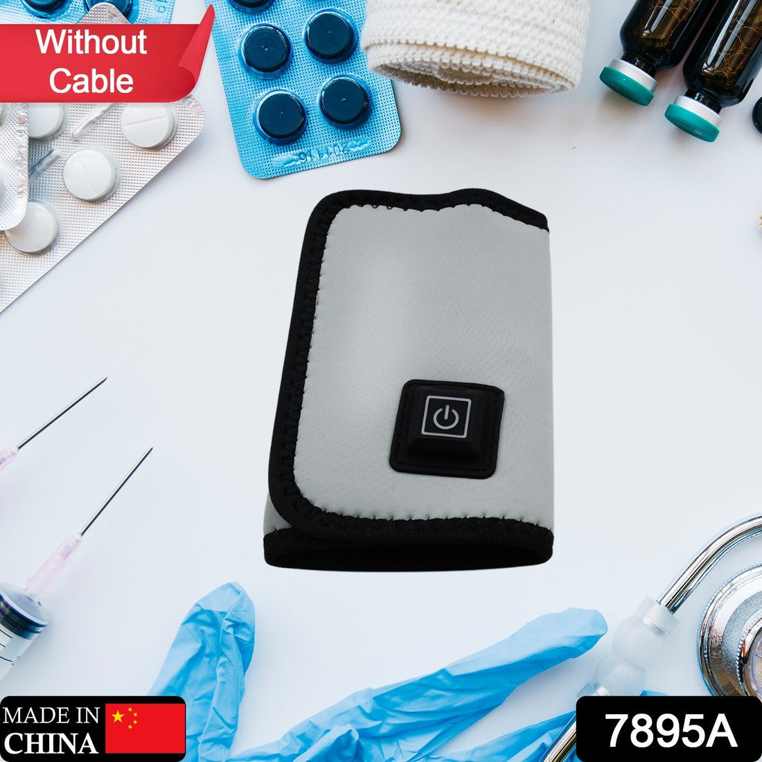 Compact heat strap for on-the-go use.