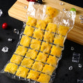 Disposable Ice Cube Bags, Stackable Easy Release Ice Cube Mold Trays Self-Seal Freezing Maker,Cold Ice Pack Cooler Bag for Cocktail Food Wine your brand