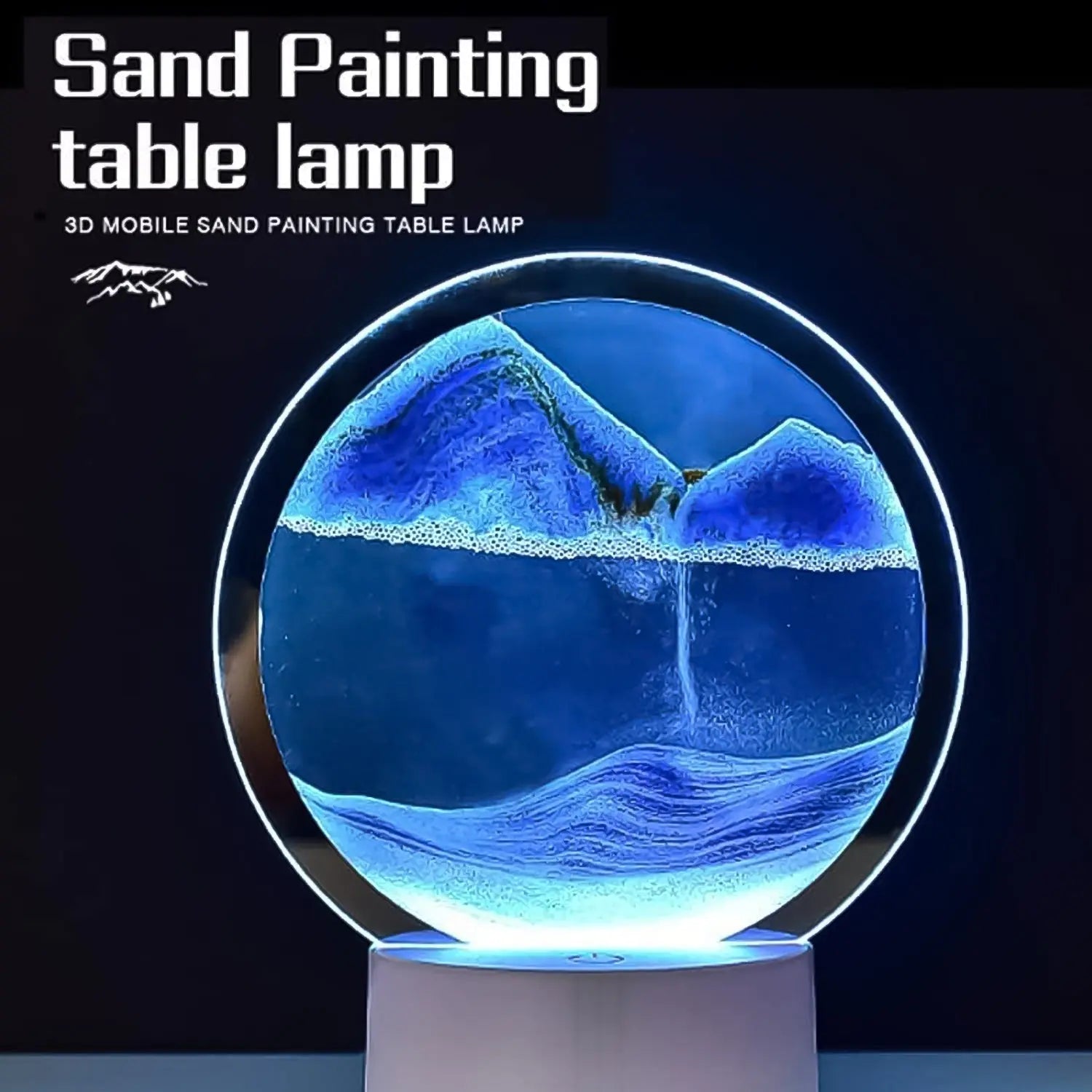 5 Color Light Moving Sand Art Picture (1 Pc) your brand