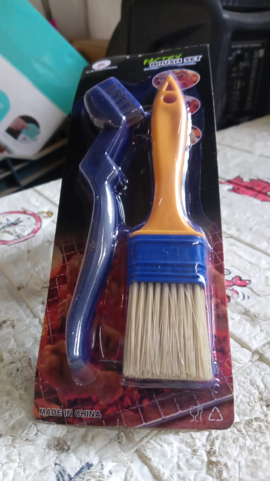 Multifunction Basting Brush for Cooking Pastry Brush Baking Food Butter Brush Dusting Brush for Cooking Grease Brush for Baking Safe Grilling / Hairbrush / Corn (2 Pcs Set) your brand