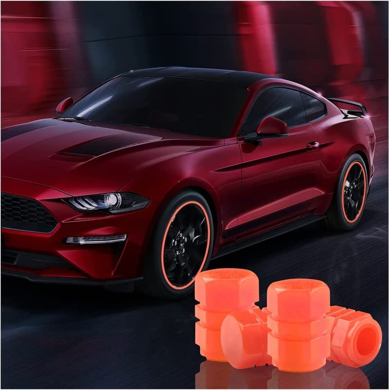 Tyre Valve Caps Luminous Glow Car Tire Air Stem Valve Cap Covers vaal cap ( 4 Pcs Mix Colour) - Shopmania Wholesale