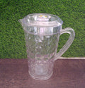 Mocktail Pet Jug  Plastic Jug With lid, Drinking Beverage Jag, Transparent Tableware  Reusable BPA Free, Plastic Water jug for Home use, Perfect for Home, Restaurants your brand
