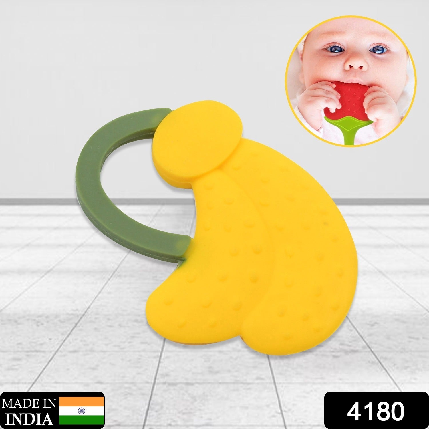Soothe Baby's Gums: Safe & Fun Silicone Teether for Toddlers (3+ Months) your brand