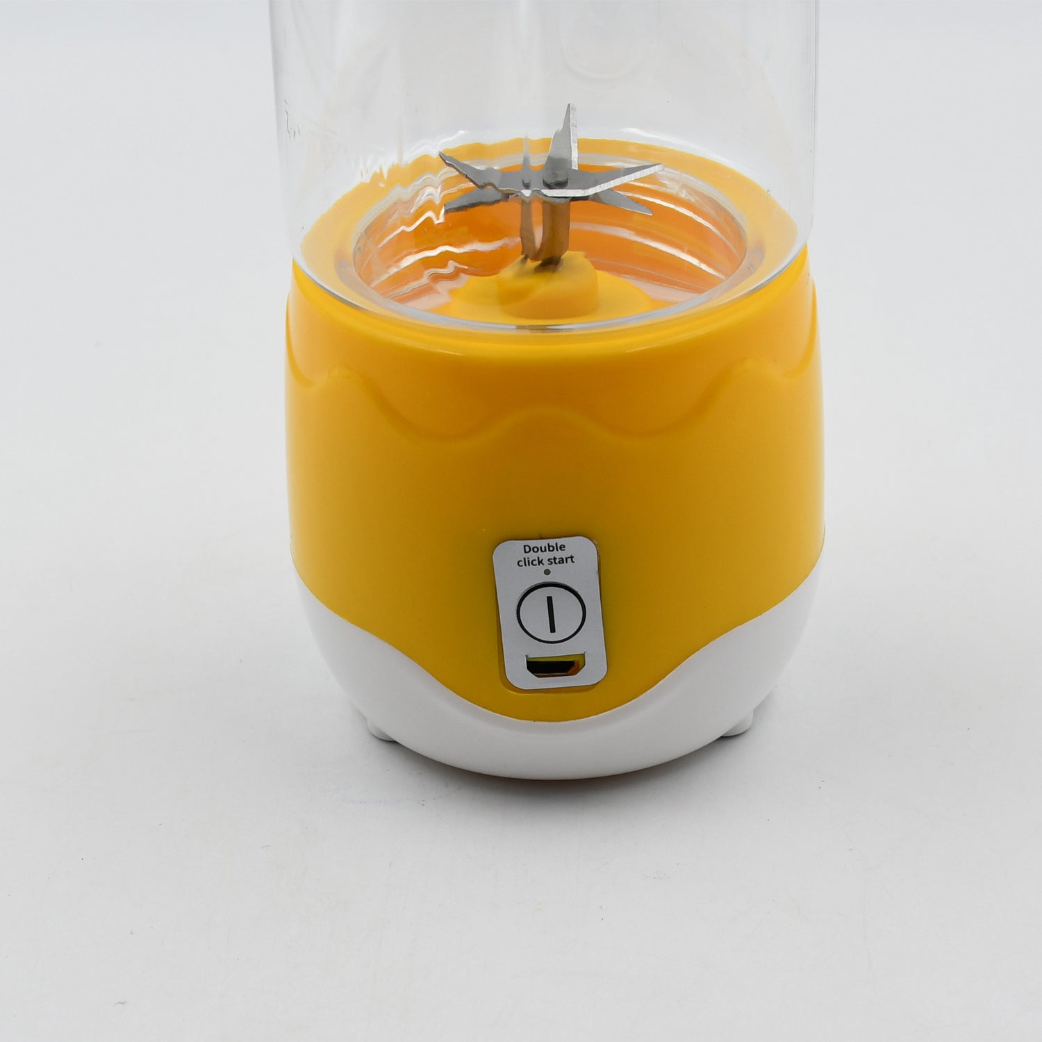 Portable Electric USB Juice Maker 6 blade Blender Grinder Mixer Personal Size, USB Rechargeable Mini Juicer for Smoothies and Shakes with Juicer Cup - 400ml - Shopmania Wholesale