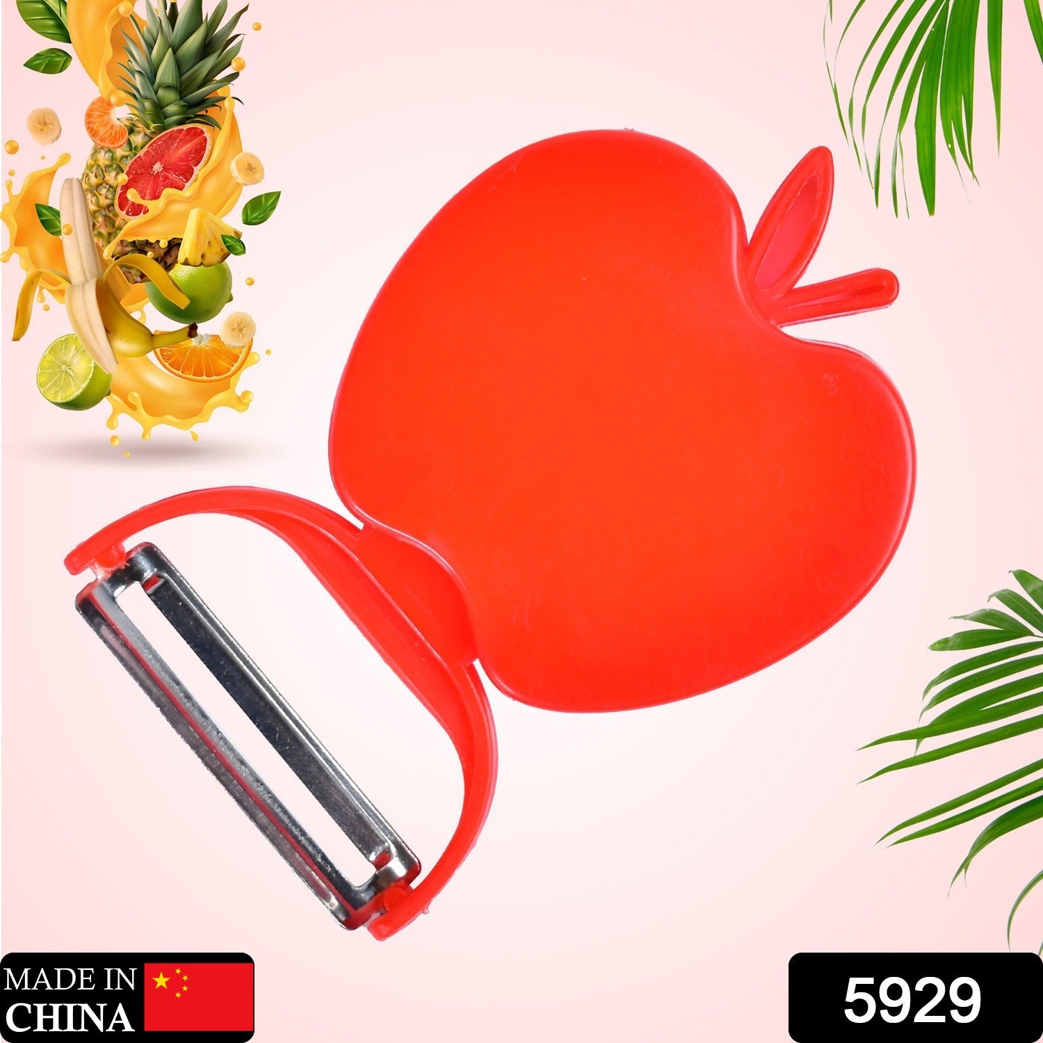 Apple Shaped Folding Peeler Vegetable Peeler for Kitchen, Home Fruit Peelers, Great for Peeling Potato, All Types of Vegetable - Shopmania Wholesale